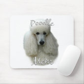 Tapis De Souris Poodle (wht) Maman 2 (Avec souris)