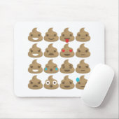 Tapis De Souris poop emojis (Avec souris)