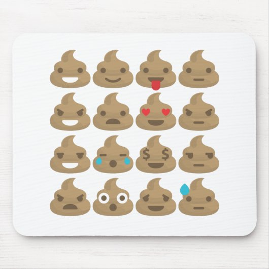 Tapis De Souris poop emojis (Devant)