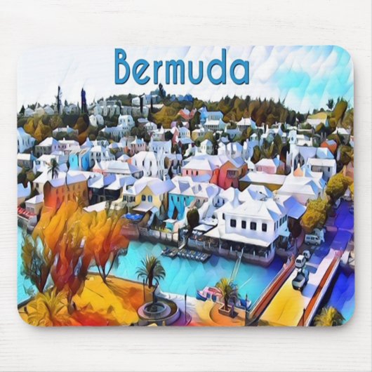 Tapis De Souris Pop Art Bermuda (Devant)