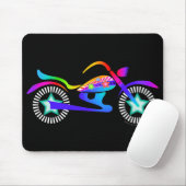 Tapis De Souris Pop Art MOTORCYCLE Mousepad (Avec souris)