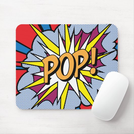 Tapis De Souris Pop Art Mousepad (Avec souris)