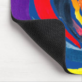 Tapis De Souris pop art rose Abstrait (Coin)