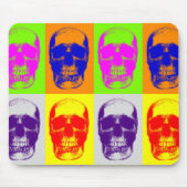 Tapis De Souris Pop Art Skull (Devant)