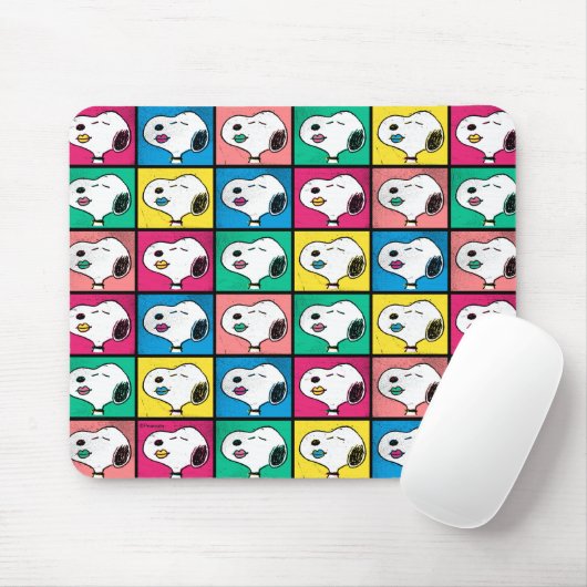 Tapis De Souris Pop Art Snoopy Lips | Mod pour vous Motif (Avec souris)