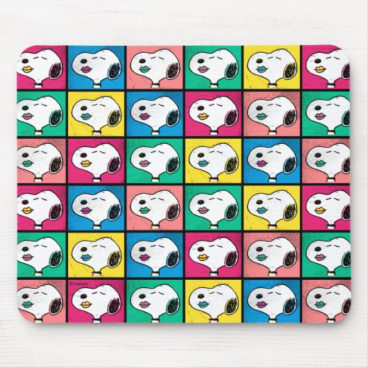 Tapis De Souris Pop Art Snoopy Lips | Mod pour vous Motif (Devant)