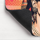 Tapis De Souris Pop Art Woman – Retro Chic (Coin)