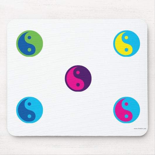 Tapis De Souris pop art ying yang mousepad (Devant)
