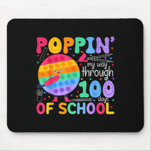 Tapis De Souris Pop It Poppin Mon Chemin À Travers 100 Jours De L'