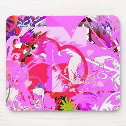 Tapis De Souris Pop Love Mousepad (Devant)