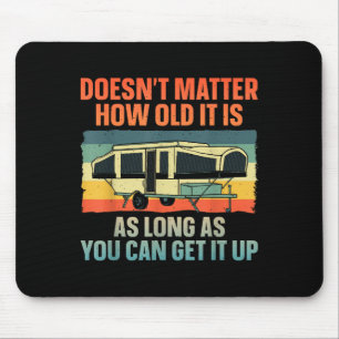 Tapis De Souris Pop Up Camper Art Pour Hommes Femmes Pop Up Traile
