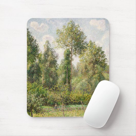Tapis De Souris Poplars, Éragny Camille Pissarro (Avec souris)