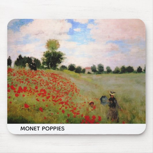 Tapis De Souris Poppies Monet (Devant)