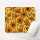 Tapis De Souris Poppies orange (Avec souris)