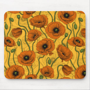 Tapis De Souris Poppies orange
