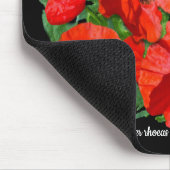 Tapis De Souris Poppies rouges sauvages colorées (Coin)