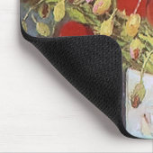 Tapis De Souris Poppies rouges Van Gogh à Vase (Coin)