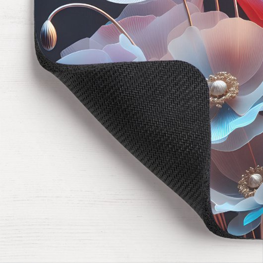Tapis De Souris Poppies translucides (Coin)