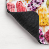 Tapis De Souris Popsicles de fruits congelés Abstrait (Coin)