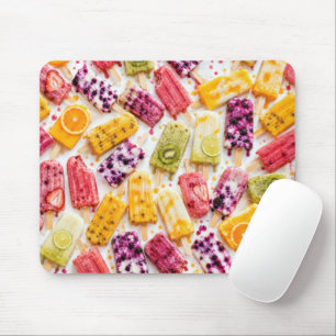 Tapis De Souris Popsicles de fruits congelés Abstrait
