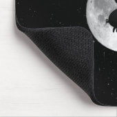 Tapis De Souris porc de vol de pleine lune (Coin)