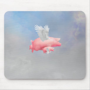 Tapis De Souris Porcelets volants