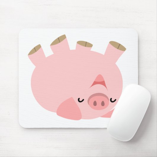 Tapis De Souris Porcin ayant le mousepad d'amusement (Avec souris)