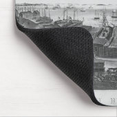 Tapis De Souris Port de Boston, 1854 (Coin)