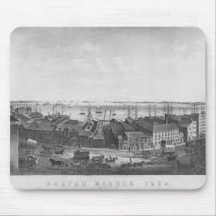 Tapis De Souris Port de Boston, 1854