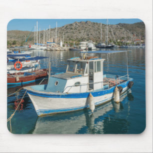 Tapis De Souris Port de Bozburun près de Marmaris, Turquie