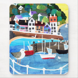 Tapis De Souris Port de pêche Mousepad