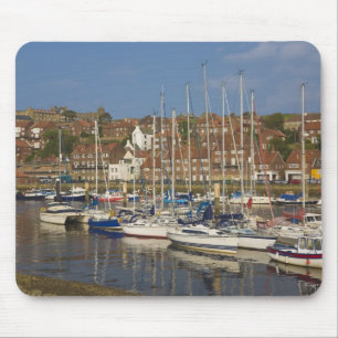 Tapis De Souris Port, Whitby, Yorkshire du Nord, Angleterre