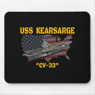 Tapis De Souris Porte-avions Uss Kearsarge Cv-33 Jour des vétérans