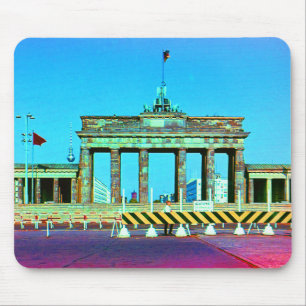 Tapis De Souris Porte de Brandebourg Berlin Allemagne vintage