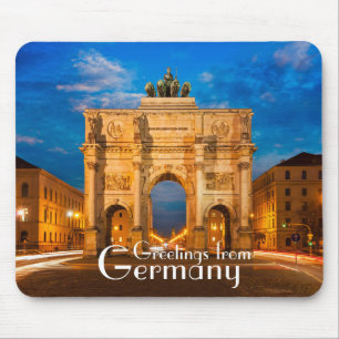 Tapis De Souris Porte de victoire Munich Allemagne