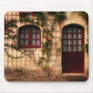 Tapis De Souris Porte du cottage de rose