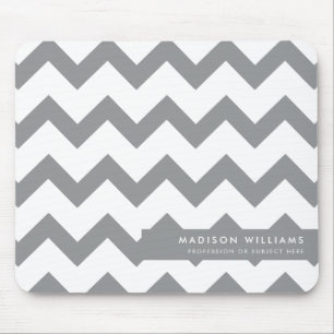 Tapis De Souris Porte-souris Zigzag moderne minimaliste
