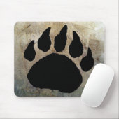 TAPIS DE SOURIS PORTER EMPREINTE DE PATTE (Avec souris)