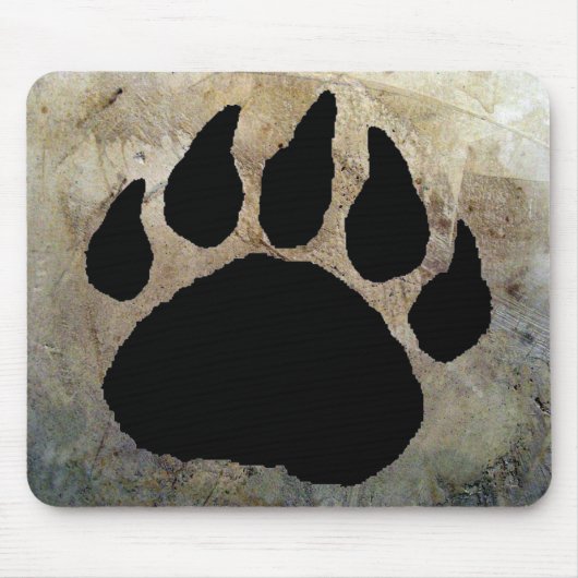 TAPIS DE SOURIS PORTER EMPREINTE DE PATTE (Devant)