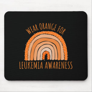 Tapis De Souris Porter L'Orange Pour La Leucémie 3