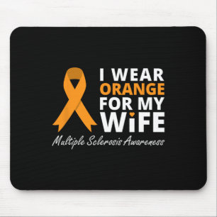 Tapis De Souris Porter Orange Pour Ma Femme Ms Awareness Ribbon
