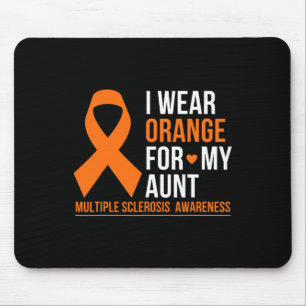 Tapis De Souris Porter Orange Pour Ma Tante Sclérose Multiples Mme
