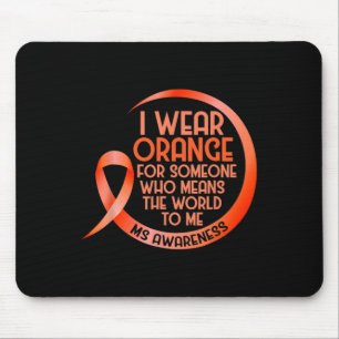 Tapis De Souris Porter Orange Pour Quelqu'Un Ms Multiple Sclerosis