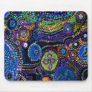Tapis De Souris Portes Bleues Motif Frottes Souris Pad