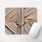 Tapis De Souris Portes en bois verrouillées (Avec souris)