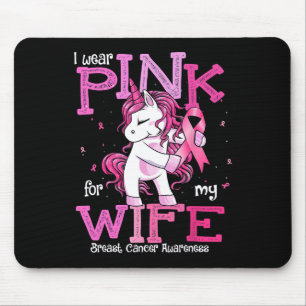 Tapis De Souris Portez Le Rose Pour Ma Femme Chemise Cancer du Sei