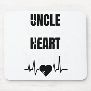 Tapis De Souris Portez L'Oncle Rouge D'Un Guerrier Du Coeur Dit :