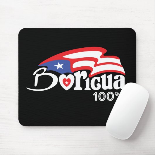 Tapis De Souris Porto Rico Boricua (Avec souris)