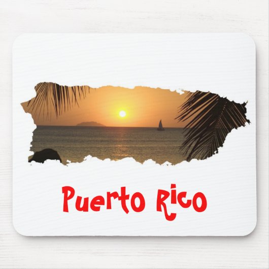 Tapis De Souris Porto Rico Sunset Mousepad (Devant)
