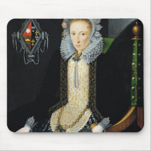 Tapis De Souris Portrait d'Adriana van Nesse, 1611